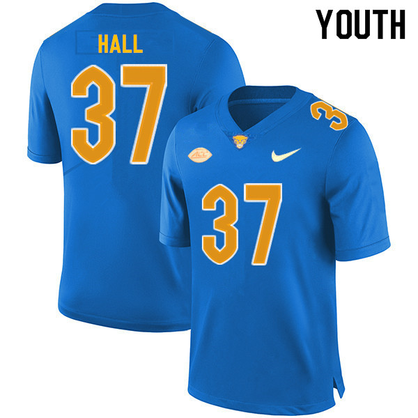 Youth #37 Stephon Hall Pitt Panthers College Football Jerseys Sale-Royal